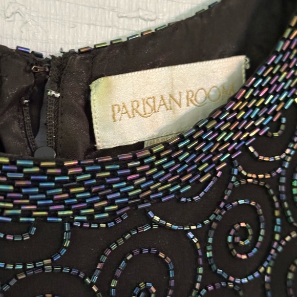 VINTAGE PARISIAN ROOM - 100% SILK TOP - Sz L - Picture 3 of 3